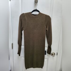 NWT Lulus Green Sweater Dress